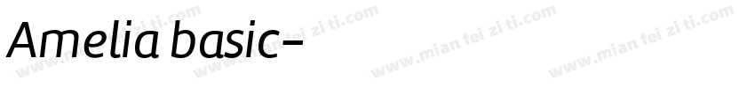 Amelia basic字体转换